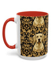 Royal Pawsitivity Labs Accent Coffee Mug