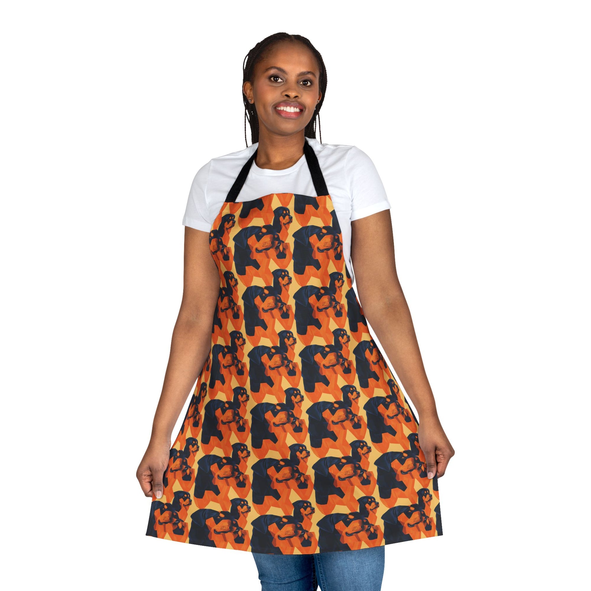 Rottweiler Chic Pawsitivity Apron