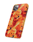 Golden Glamour Paws Slim Phone Cases