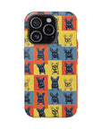 Frenchie Pop Art Pawfection Grid Magnetic Tough Cases