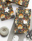 Corgi Rainbow Vine Dream Gift Wrap Papers