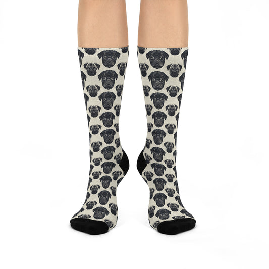 Pugalicious Enchantment Cushioned Crew Socks