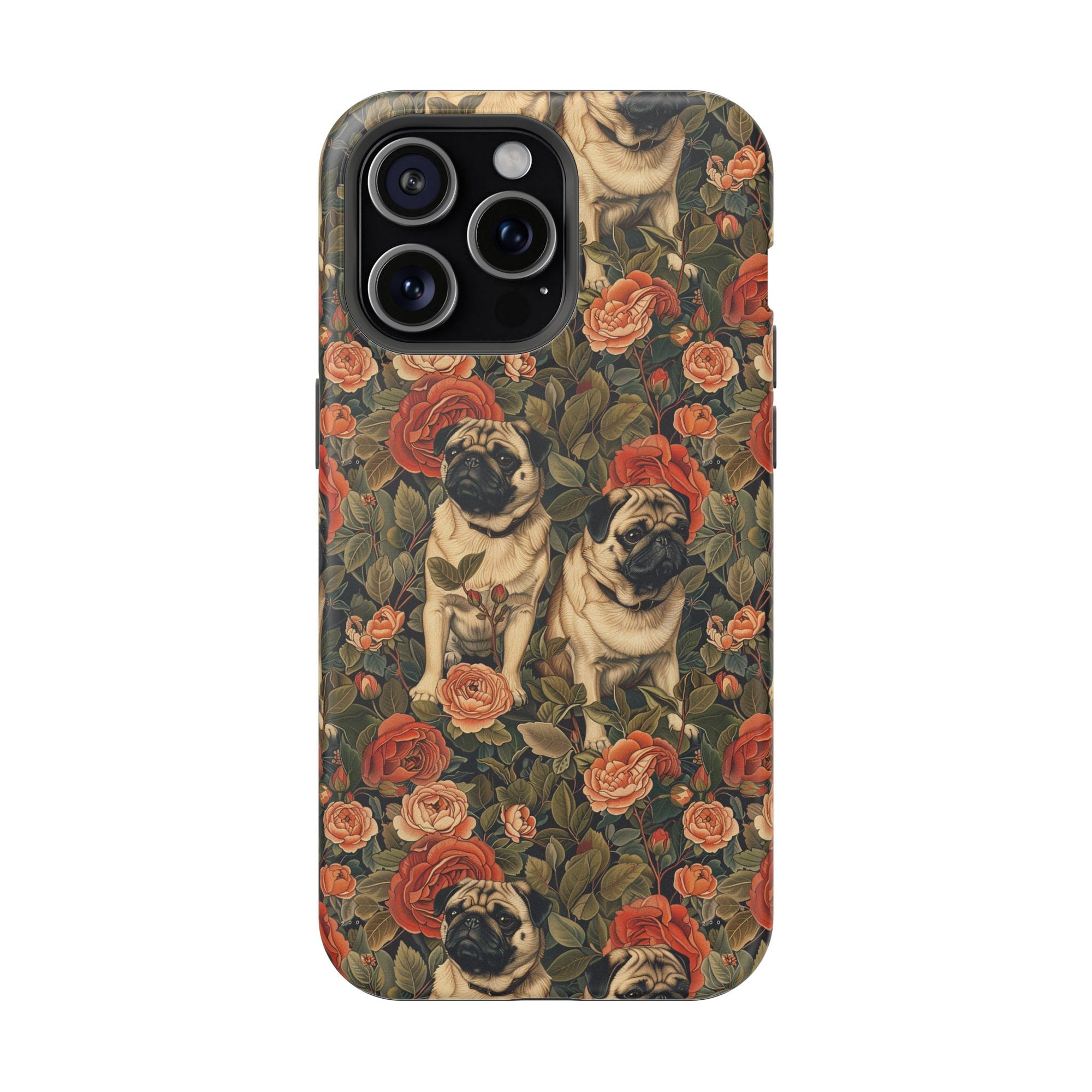 Blooming Pug Paradise Magnetic Tough Cases