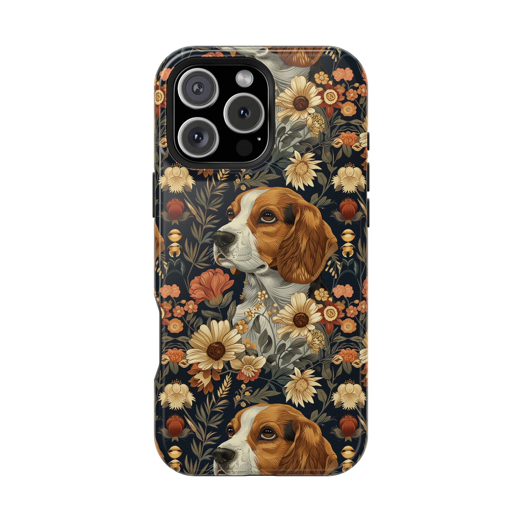 Beagle Blossoms Magnetic Tough Cases