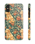 Blooming Goldie Glam Slim Phone Cases