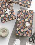 Blooming Bulldog Beauty Wrapping Paper