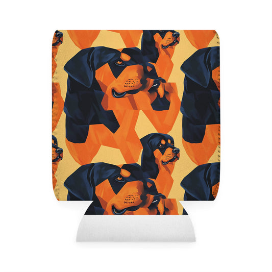 Rottweiler Chic Pawsitivity Can Cooler Sleeve