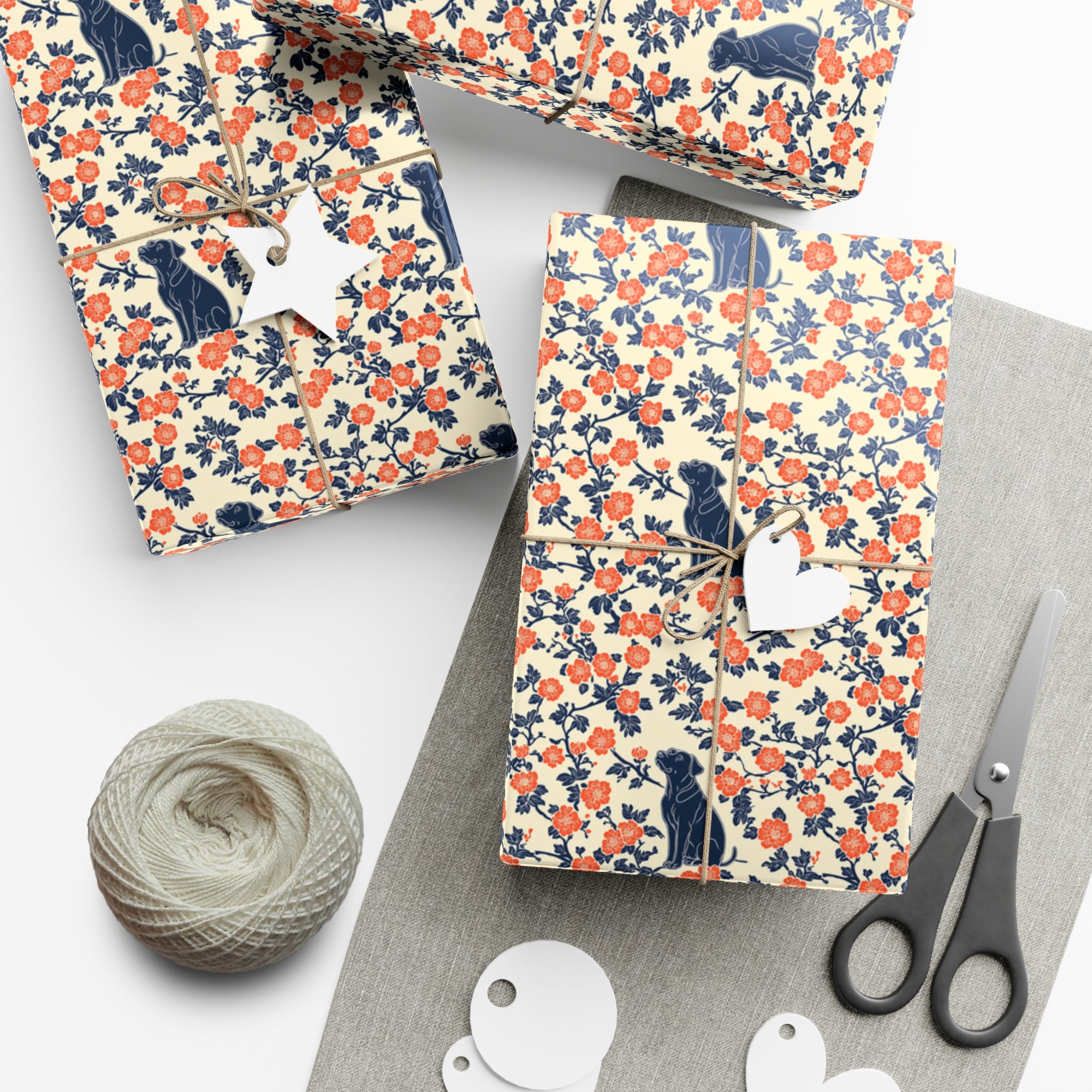 Bloomiful Lab Bouquet Gift Wrap Papers