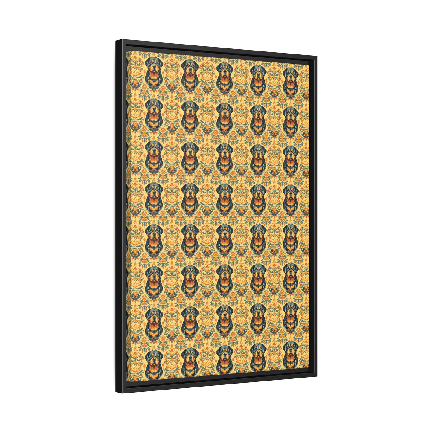 Royal Rottie Regalia Matte Canvas, Framed