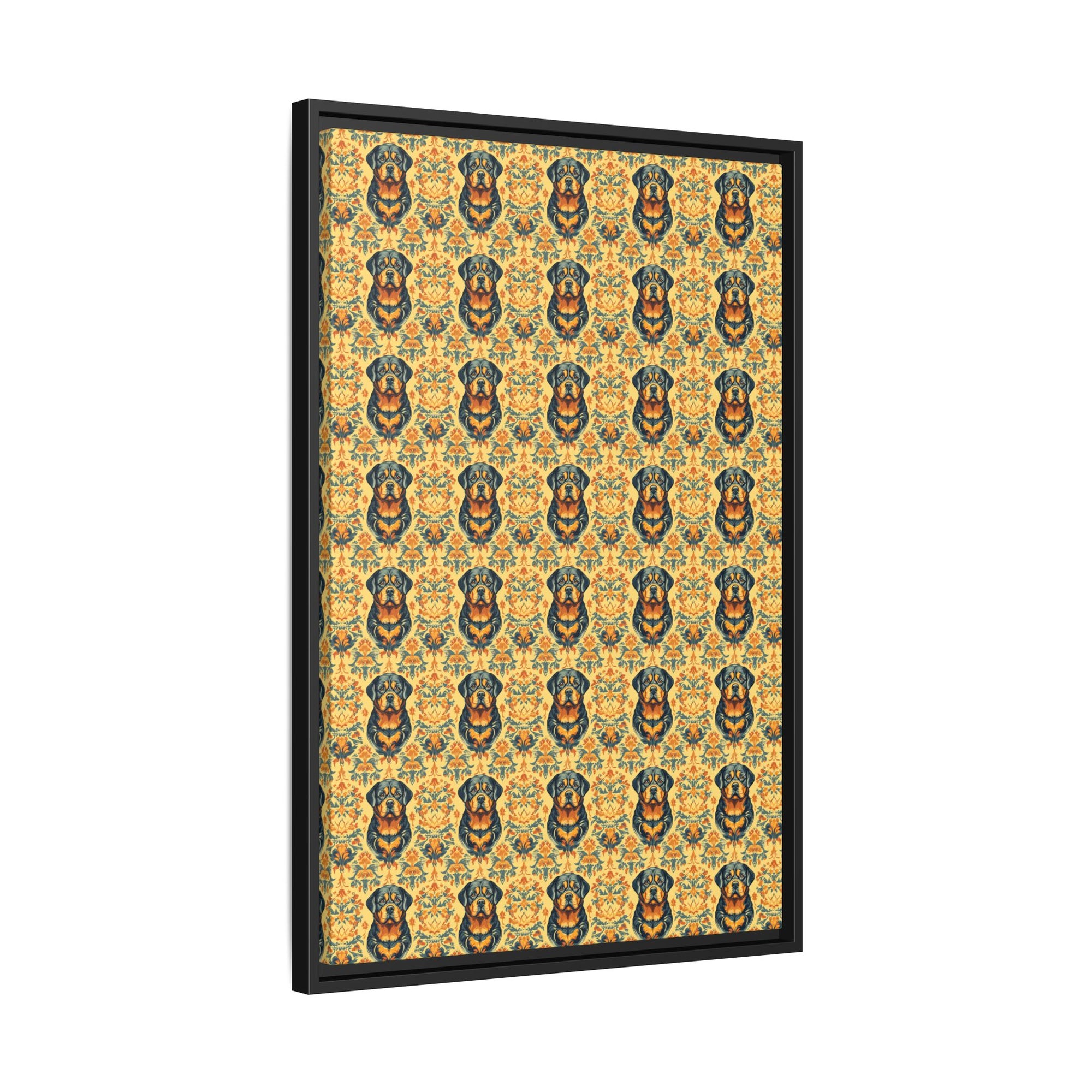 Royal Rottie Regalia Matte Canvas, Framed