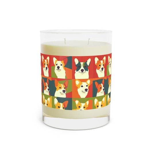 Corgi Chic Popart Pup Scented Candle