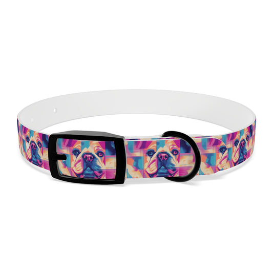 Dazzling Bulldog Chic Dog Collar