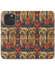 Yorkie Charm Twins Flip Cases