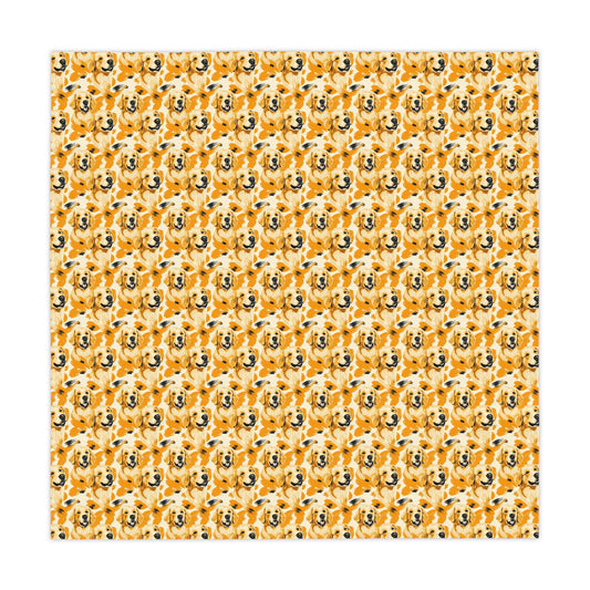 Golden Glitz 'n Glamour Woofwear Tablecloth