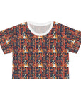 Boxer Blossom Tapestry Delight Crop Tee