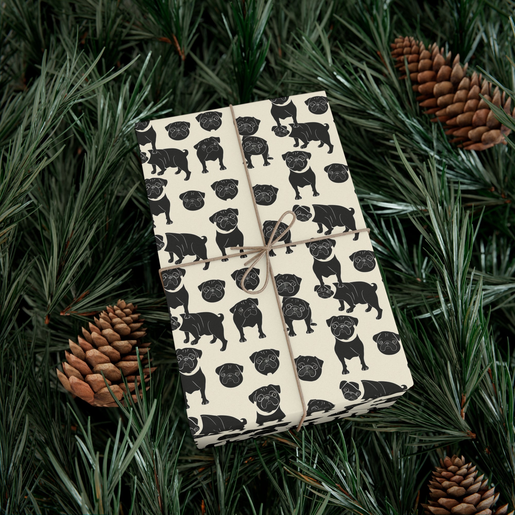 Puggie Pout Perfection Gift Wrap Papers