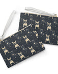 Frenchie Celestial Soar Clutch Bag