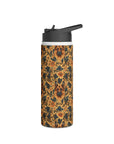 Autumnal German Shepherd Glamour Stainless Steel Water Bottle