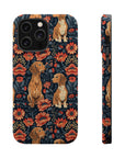 Floral Pawsome Dachsund Delight Magnetic Tough Cases