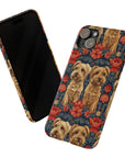 Yorkie Charm Twins Slim Phone Cases