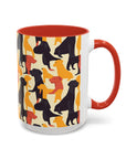 Modern Charm Labrador Chic Accent Coffee Mug