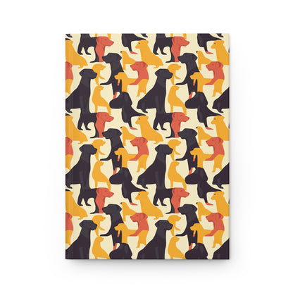 Modern Charm Labrador Chic Hardcover Journal Matte