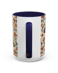 Blossoming Dachshunds Delight Accent Coffee Mug