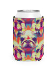 Glitchy Bulldog Blitz Can Cooler Sleeve