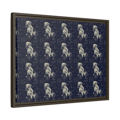 Celestial Boxer Bliss Matte Canvas, Framed