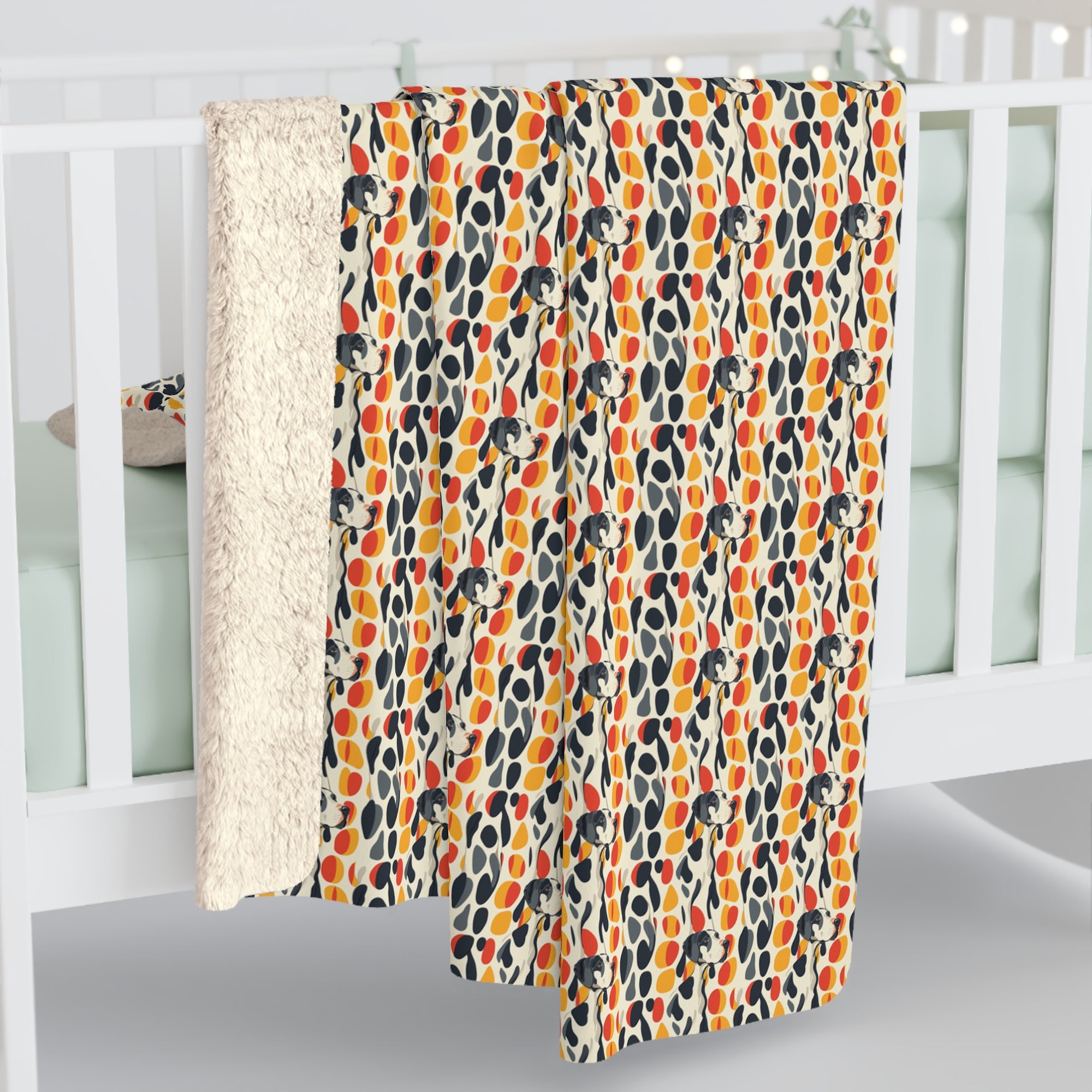 Dazzling Great Dane Dreamscape Sherpa Fleece Blanket