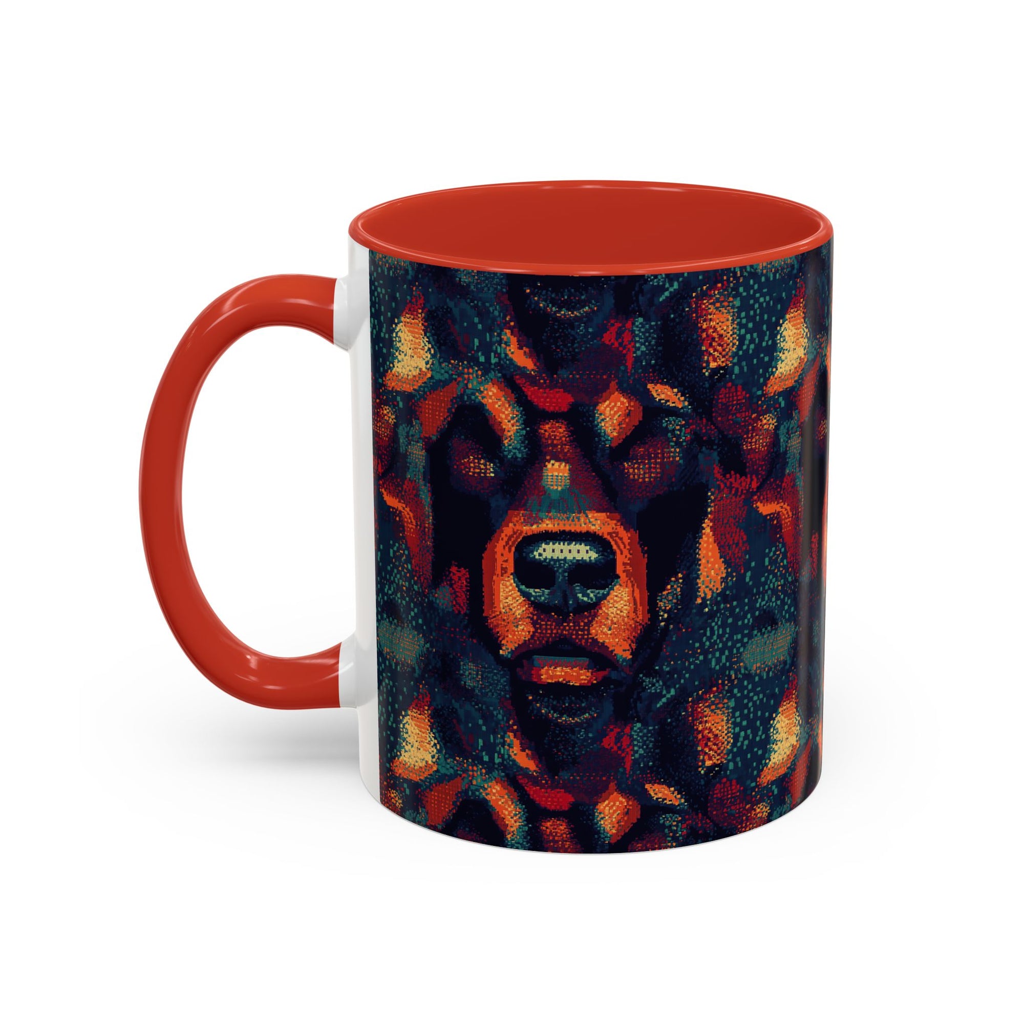 Rustic Rottie Charm Accent Coffee Mug