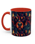 Rustic Rottie Charm Accent Coffee Mug