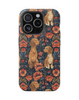 Floral Pawsome Dachsund Delight Magnetic Tough Cases