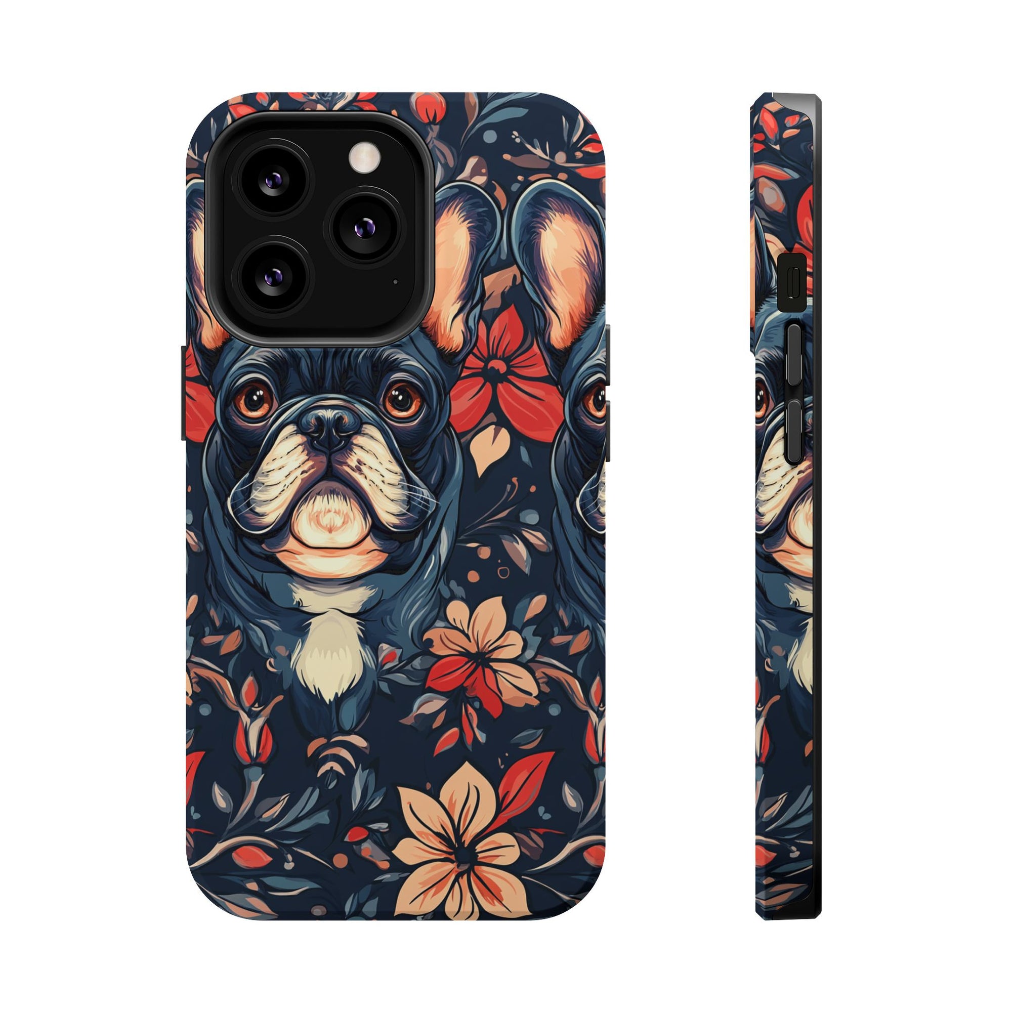 Gothic Rose Bulldog Noir Enchantment Magnetic Tough Cases