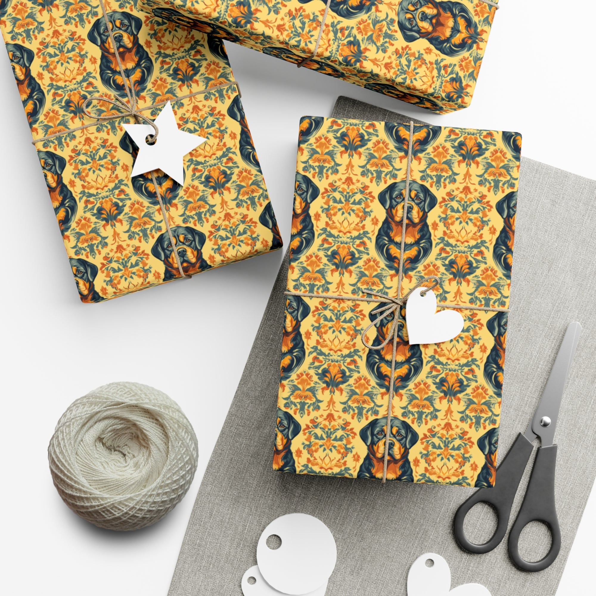 Royal Rottie Regalia Gift Wrap Papers