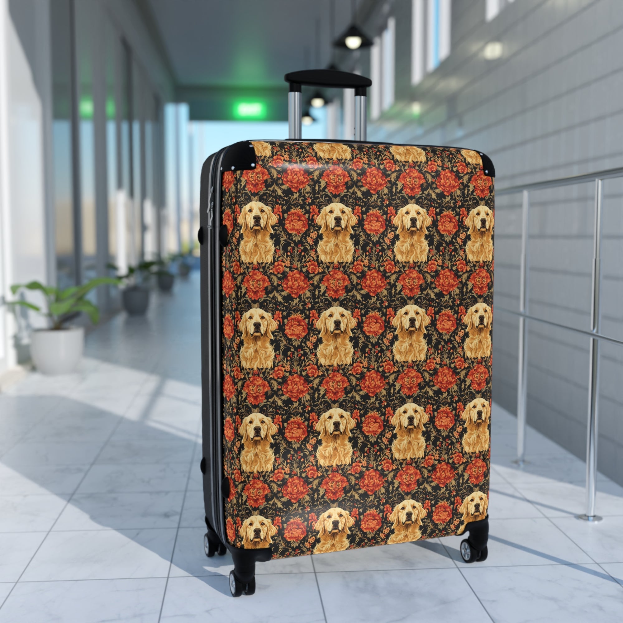 Golden Pawsatronic Tapestry Suitcase