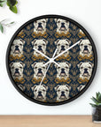 Wildwood Wanderlust Bulldog Wall Clock