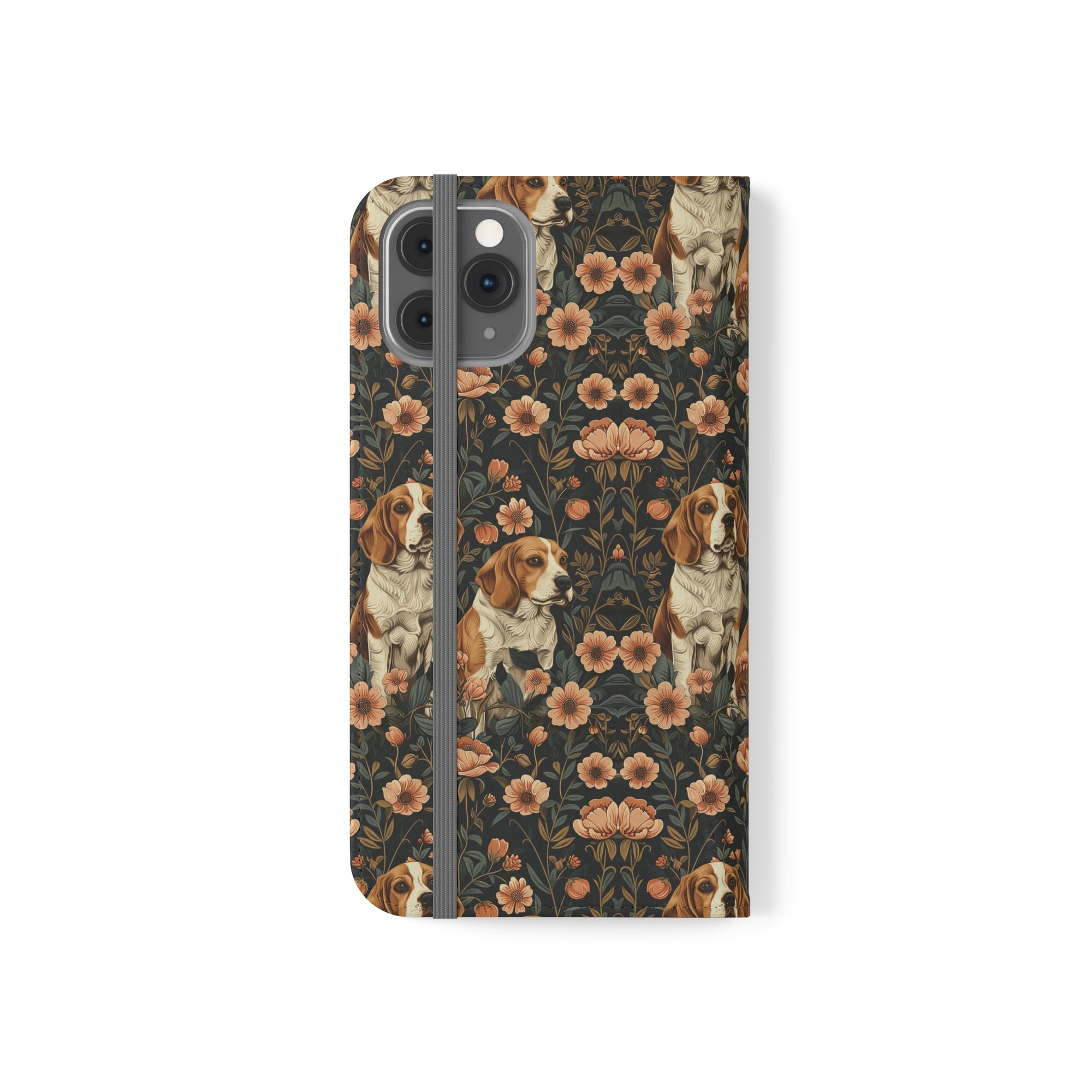 Beagle Blossom Bonanza Flip Cases