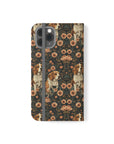 Beagle Blossom Bonanza Flip Cases