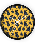 Puglet Posh Paradise Wall Clock