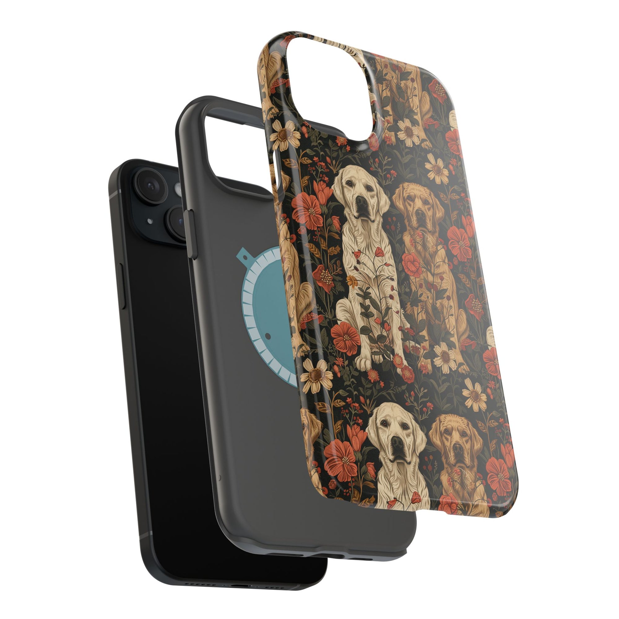 Blossoming Labradors Bouquet Magnetic Tough Cases