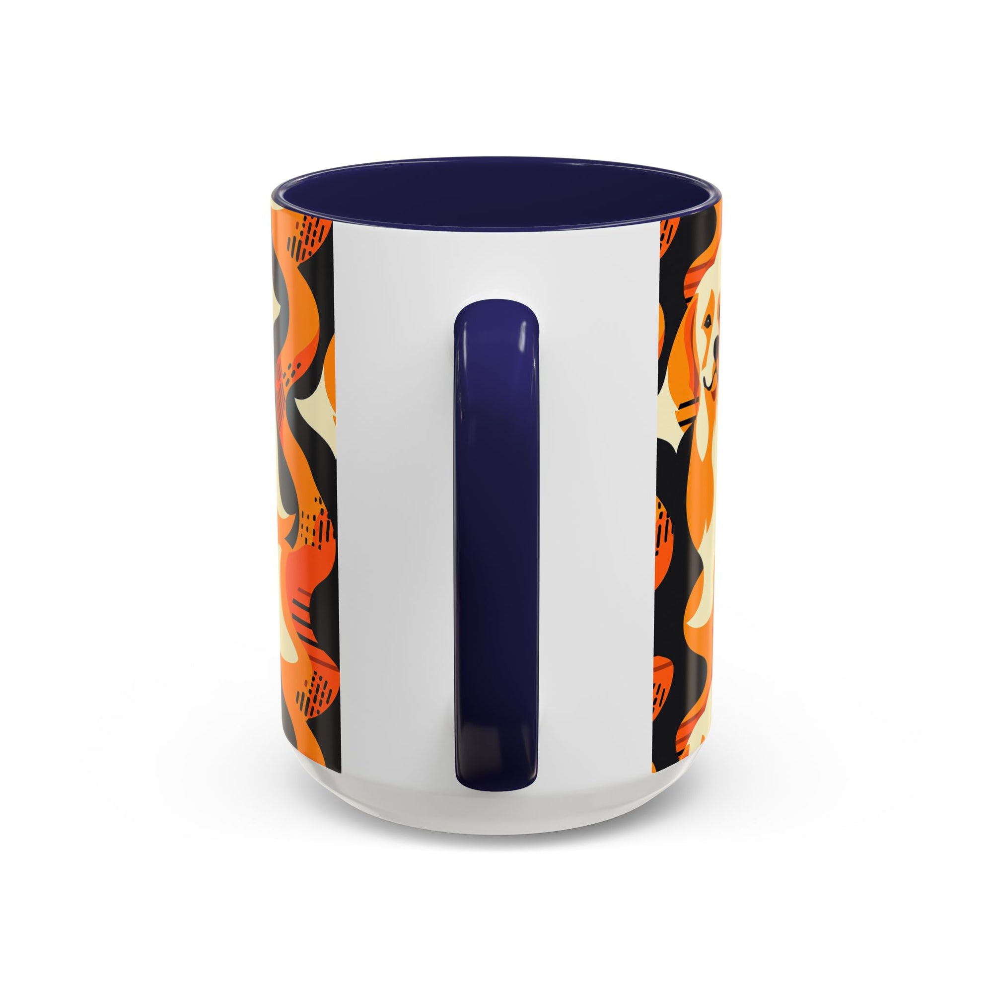 Golden Woof Abstract Glamour Accent Coffee Mug