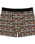 Pawsome Rottweiler Royalty Plaid Men's Boxer Briefs