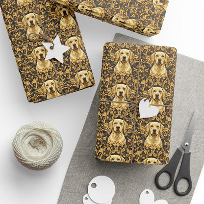 Royal Pawsitivity Labs Wrapping Paper