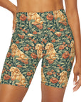 Blooming Goldie Glam High Waisted Yoga Shorts