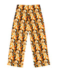 Golden Woof Abstract Glamour Women's Pajama Pants