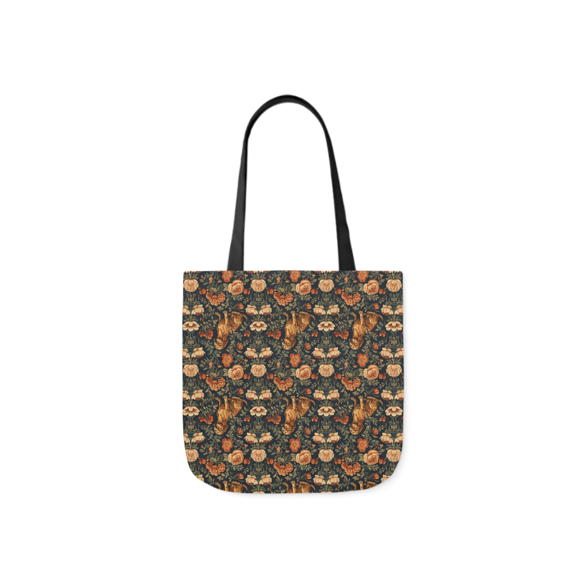 Dazzling Dachsund Blossoms &amp; Foliage Canvas Tote Bag