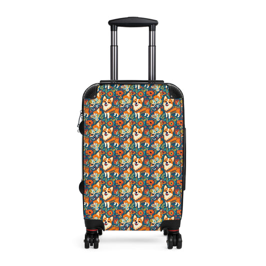 Corgi Carnival Couture Suitcase