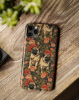 Blooming Pug Paradise Slim Phone Cases