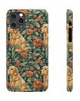 Blooming Goldie Glam Slim Phone Cases